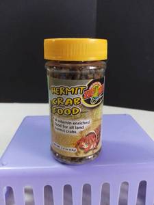 lot 5010 image: Zoo Med Hermit Crab Food 2.4 Oz
