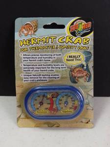 lot 5037 image: Zoo Med Hermit Crab Dual Thermometer and Humidity Guage