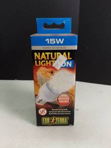 lot 5052 image: Exoterra 15W Natural Light Ion Deodorizing Bulb