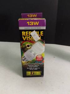 lot 5053 image: Exoterra Reptile Vision 13 W Energy Saving Bulb. Stimulates Breeding