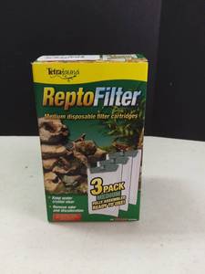 lot 5056 image: Tetrafauna ReptoFilter Medium Disposable Filter Cartridges 3 Pack