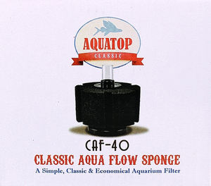 lot 5324 image: Aquatop Aquatic Supplies Classic Aqua Flow Sponge Aquarium Filter