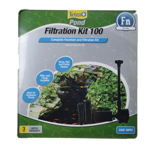lot 5330 image: Tetra Pond Filtration Fountain Kit FK3 - 325 GPH - For Ponds up to 100 Gallons