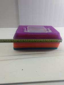 lot 5337 image: Lot of Critter Tote Lids (Various Colors)