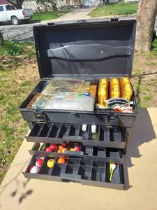 lot 3002 image: Tackle Box with Contents