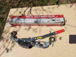lot 3011 image: Haul Master 4000 Lb Winch Puller