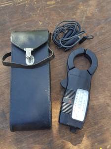 lot 3086 image: GE ampvolt meter