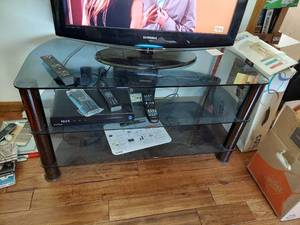 lot 3109 image: TV Stand - Contents Not Included