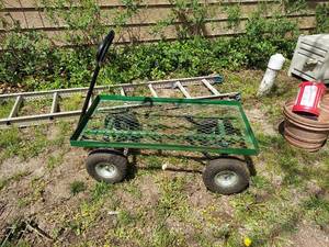 lot 3159 image: Garden Cart - Tires Need Air