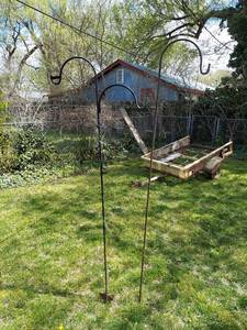 lot 3164 image: 2 Sheapards Hooks - Single and Double