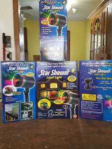 lot 3208 image: 4 star shower laser lights