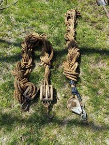 lot 3216 image: Rope and Pulleys