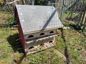 lot 3222 image: Plastic Purple Martin House