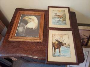 lot 3278 image: Wildlife Artwork