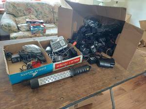 lot 3284 image: Assorted Cords  Power Supplies  Chargers