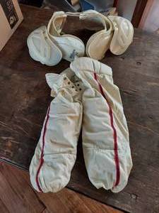 lot 3317 image: Vintage Kids Shoulder Pads and Pants