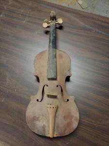lot 6051 image: violin - missing strings