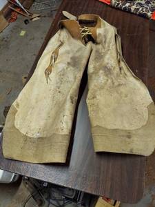 lot 6056 image: leather chaps
