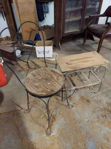 lot 6064 image: table and chair