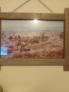 lot 6137 image: C.M. Russell western print
