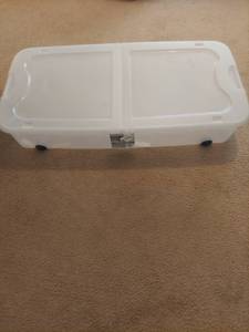 lot 6172 image: under bed storage with wheels