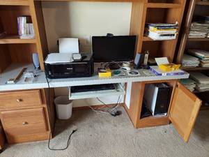 lot 6198 image: Dell Computer with Moniter and Canon Printer