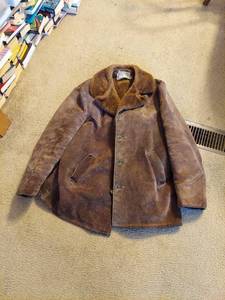 lot 6214 image: Rancher Leather Coat - Size 46