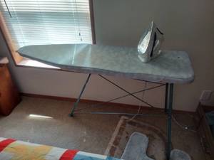 lot 6233 image: Iron and Ironing Board