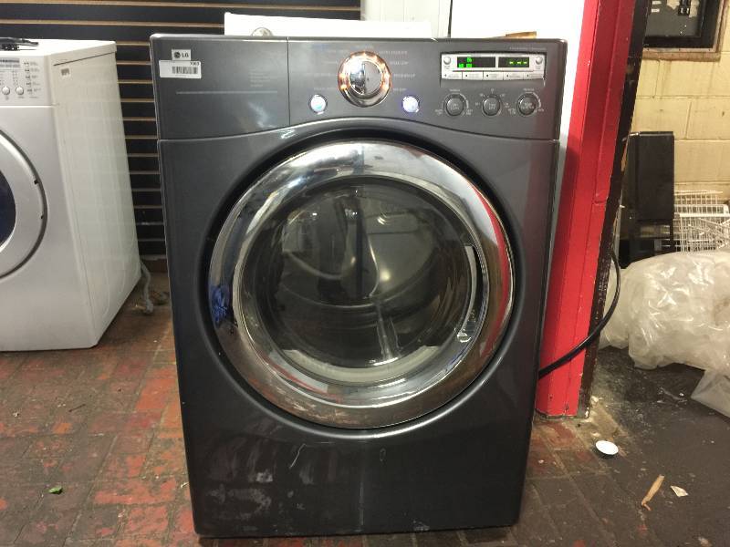 lot 7069 image: LG Pearl Gray XL Capacity Electric Dryer