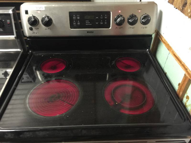 lot 7152 image: KENMORE ELECTRIC SMOOTH TOP RANGE
