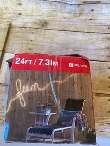 lot 5502 image: Utilitech 24-ft Clear Rope Light 0038-0002