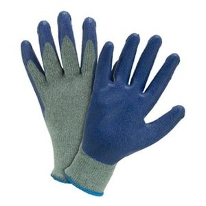 lot 5523 image: Blue Hawk 8-Pack Large Unisex Rubber Multipurpose Gloves