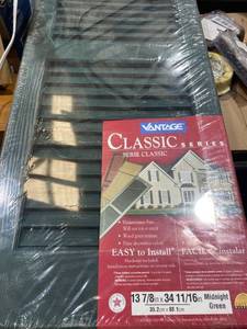 lot 5553 image: Classic Series Midnight Green Shutters