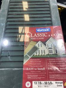 lot 5554 image: Classic Series Shutters. Midnight Green
