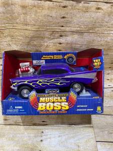 lot 5592 image: Toy State 2005 Voice-lights-sounds Muscle Custom Corvette Silver Blue