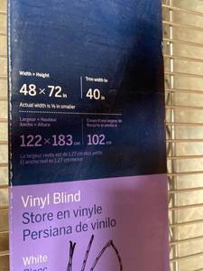 lot 5627 image: Levolor Blind. 48 X 72.