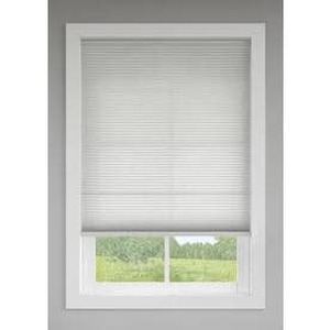 lot 5638 image: LEVOLOR Graphite Light Filtering Cordless Polycotton Cellular Shade (Common 30-in Actual 29.5-in x 72-in)