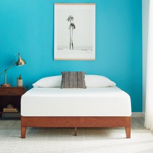 lot 4215 image: Priage by Zinus 12 inch Green Tea Memory Foam Mattress- Retail$217.49