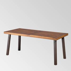 lot 4254 image: Sparta Acacia Wood Rectangle Dining Table by Christopher Knight Home - Brown- Retail$262.49