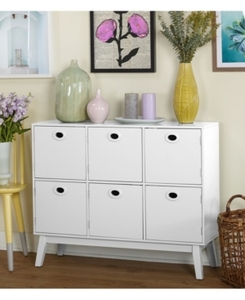 lot 4312 image: Simple Living Jamie Storage Cabinet - Retail$139.99