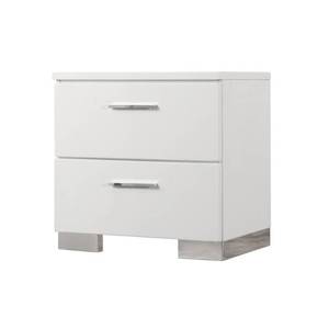 lot 4327 image: Coaster 203502 Home Furnishings Night Stand, Glossy White
