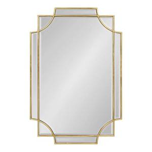 lot 4341 image: Kate and Laurel Minuette Decorative Rectangle Wall Mirror- Retail$189.99