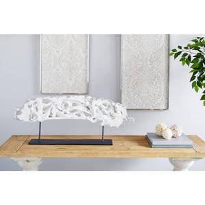 lot 4389 image: Studio 350 Antique Distressed Acanthus Sculpture Table Decor- Retail$117.49