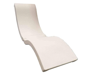 lot 4230 image: Swimways Terra Sol Sonoma Chaise Lounge-White