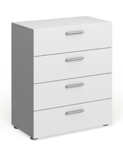 lot 4257 image: Porch & Den Angus Contemporary 4-drawer Engineered Wood Chest- Retail$129.99