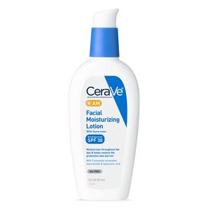 lot 87646 image: CeraVe AM Facial Moisturizing Lotion with Sunscreen - SPF 30 - 3 fl oz