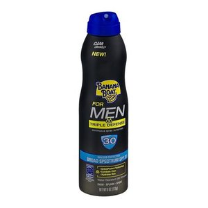 lot 87657 image: Banana Boat Triple Defense Sunscreen Spray for Men with SPF 30 - 6 oz