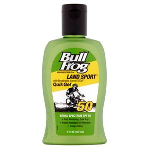 lot 87660 image: BullFrog SPF 50 Land Sport Quik Gel Sunscreen  GEL