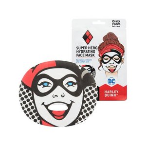 lot 87679 image: Lot of 5 DC Harley Quinn Superhero Hydrating Face Mask-Crazy Foam-1 mask-0.84fl.oz.