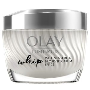 lot 87695 image: Olay Luminous Whip Face Moisturizer SPF 25, 1.7 oz